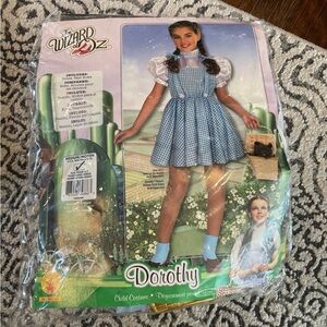 Dorothy wizard of oz Costume size M 8-10 years old